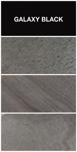 Каменный шпон Galaxy Black