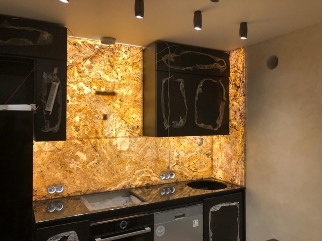Световой фартук кухни 3,5м2