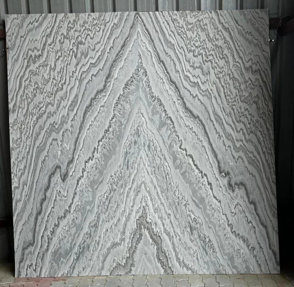 Мраморный шпон Arctic White